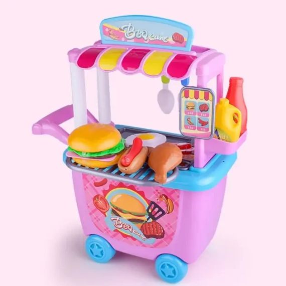 Дитячий ігровий набір HAPPY CHEF (закусочна з візком) | Зображення 3