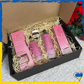 Подарунковий набір жіночий Versace Bright Crystal 4в1