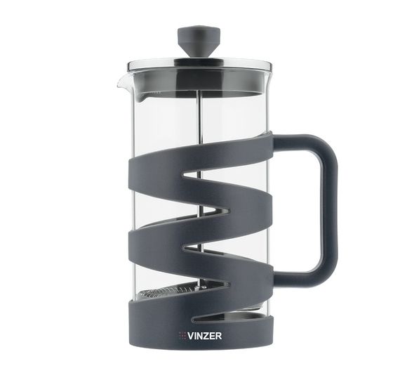 Френч-пресс 1 л Vinzer 50364 стеклянный заварник для чая и кофе