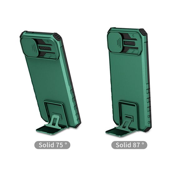 Чохол Kickstand із захистом камери для Samsung Galaxy A04 колір Зелений | Зображення 1