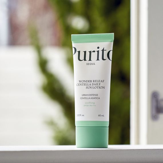 Сонцезахисний лосьйон з центеллою Purito Seoul Wonder Releaf Centella Daily Sun Lotion (60 ml) | Зображення 1