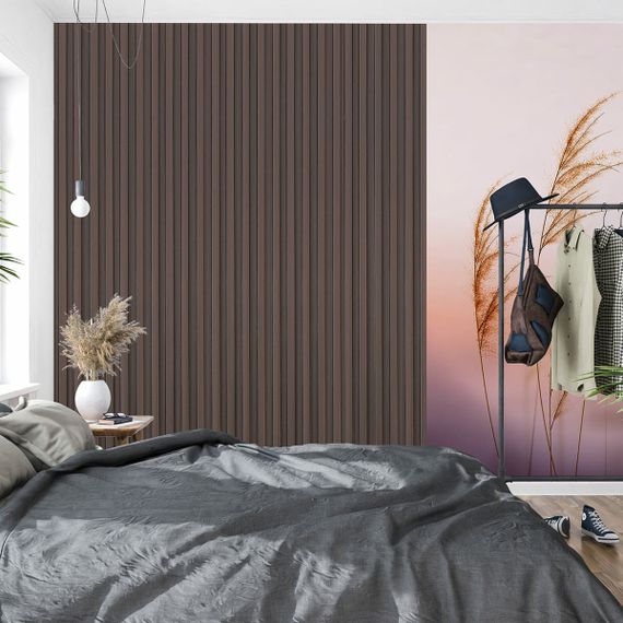 Декоративна стінова рейка горіх 3000*160*23мм (D) SW-00001535 | Зображення 7