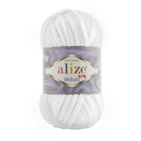 Пряжа Alize VELLUTO 55 плюшевая