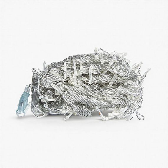 Новорічна гірлянда штора 3х3 м 192 LED кімнатна білий провід Білий ZWM33192LEDW | Зображення 3