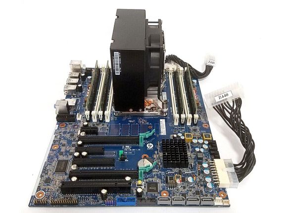 Комплект: Материнская плата HP Z440 / Intel Xeon E5-2667 v3 (8 (16) ядер по 3.2 - 3.6 GHz) (аналог i7-9700) / 16 GB DDR4 / Socket LGA 2011 v3 + кулер HP б/у | Зображення 3