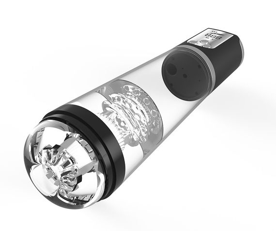 Водонепроникна, автоматична вакуумна помпа із зарядкою від USB CANWIN Luxury Pump, P258AU Sex Aura | Зображення 5