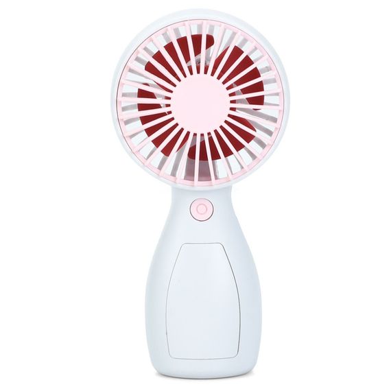 Портативный ручной вентилятор MK 5663-1(Pink) 13 см, аккумулятор, USB зарядное