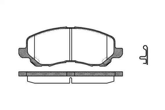 Колодки передні гальмівні Lancer VIII/Outlander II/Peugeot 4008 08-, WOKING (P904312) | Зображення 7