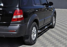 Бічні труби (2 шт., нерж.) для Kia Sorento 2002-2009 рр