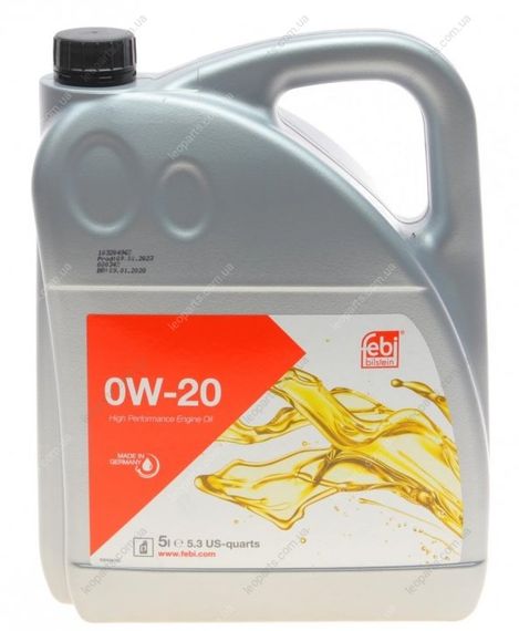 Моторна олива Febi SAE 0W-20 4л.