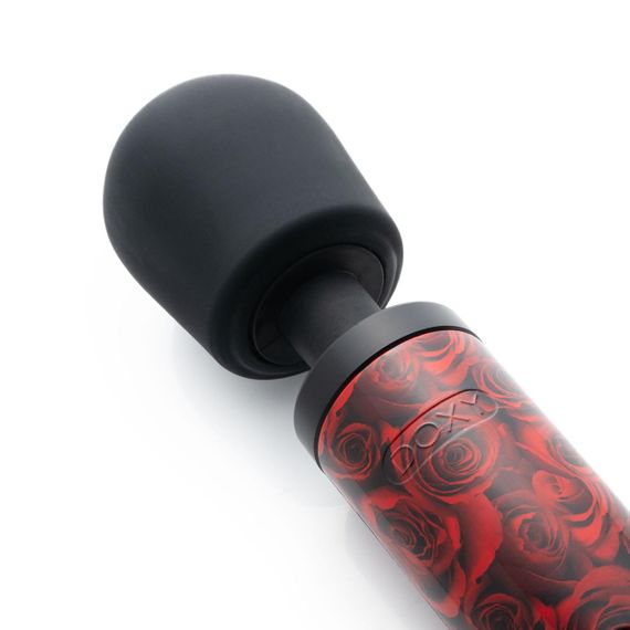 Вібромасажер DOXY Original ROSE PATTERN, дуже потужний, живлення 220В, пульсівні вібрації Sex Aura | Зображення 2
