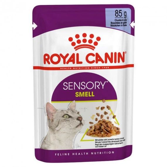 Корм Royal Canin Sensory Smell Jelly влажный для привередливых котов 85 гр