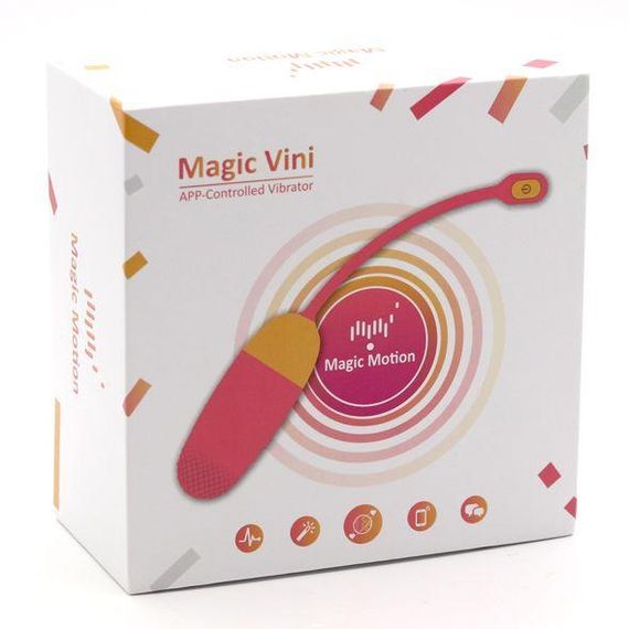 Смарт-віброяйце Magic Motion Vini Orange, керування зі смартфона Sex Aura | Зображення 1