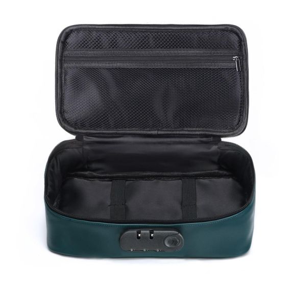 Кейс для іграшок Dorcel DISCREET BOX LUXURY GREEN, кодовий замок, 27×16×7,62 см Sex Aura | Зображення 1