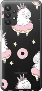 Чехол на Samsung Galaxy A32 A325F Единорожки из пластика FCh_097129
