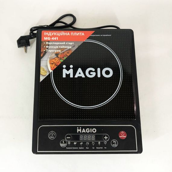 Електро плита інфрачервона MAGIO MG-441, Електроплита для дачі, EL-314 Сенсорні електроплити | Зображення 1