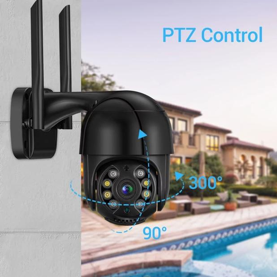 Вулична поворотна IP-камера WI-FI ,А8 / 4mp 360 (A8) monitor ICSSE | Зображення 4