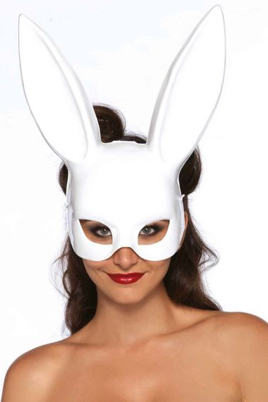 Маска кролика Leg Avenue Masquerade Rabbit Mask Белая One Size