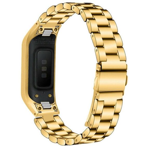 Металевий ремінець Primo для фітнес браслета Samsung Galaxy Fit E ( SM-R375 ) - Gold | Зображення 1