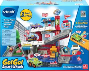 Игровой набор VTech Go! Go! Smart Wheels Fast and Friendly Garage Оригинал Витек Быстрый и дружелюбный гараж