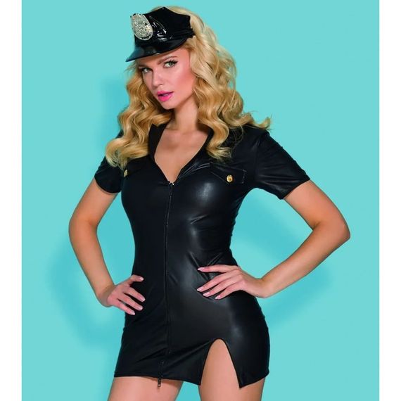 Костюм сексі поліцейської Sunspice L/XL, сукня та кепка Sex Aura