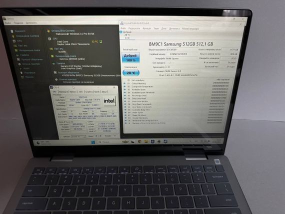 Ноутбук Dell Inspiron 7440 2in1 / 14" (1920x1080) IPS Touch / Intel Core 3 100U (2 (4) ядра по 1.2 - 4.7 GHz) / 8 GB DDR5 / 512 GB SSD / Intel Graphics Xe / WebCam б/у | Зображення 6