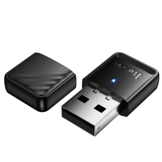 Bluetooth адаптер Hoco UA42 BT5.4 Black | Зображення 2