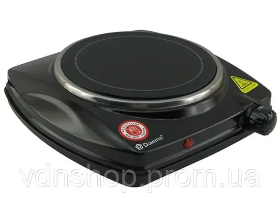 Плита інфрачервона Domotec MS-5851, настільна одноконфоркова електроплита для всіх типів посуду | Зображення 1