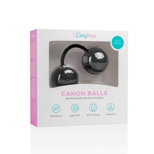 Вагинальные шарики со смещенным центром притяжения Easytoys, силиконовые, черные, 20 х 3.7 Sex Aura | Зображення 2