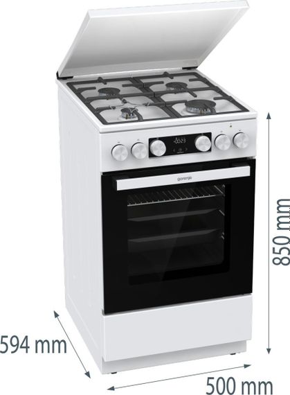 Плита Gorenje комбінована GK5C42WF-B | Зображення 1