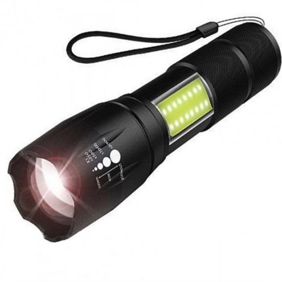 Ліхтарик акумуляторний ручний Bailong BL-29 діод T6 + COB зарядка від USB, ліхтарик led, водонепроникний | Зображення 9