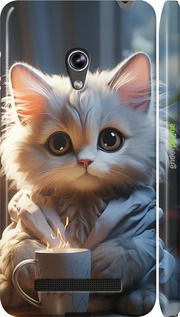 Чохол на Asus Zenfone 5 Білий кіт "5646c-81-2448"