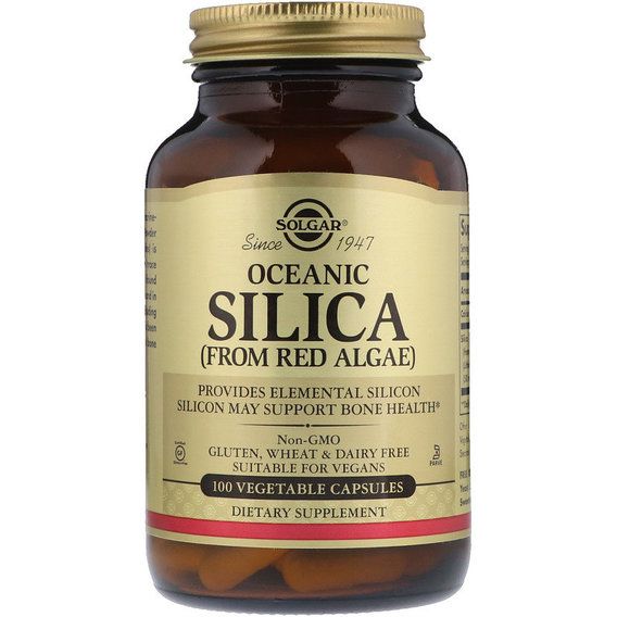 Микроэлемент Кремний Solgar Oceanic Silica 100 Veg Caps