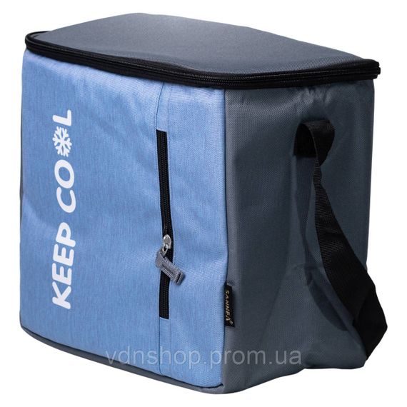 Термосумка холодильник 16 (л) для їжі, напоїв, пива холодильна сумка для риболовлі та пікніка Блакитний HP-14-17 | Зображення 4