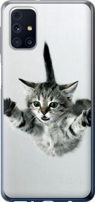 Чехол на Samsung Galaxy M31s M317F Летящий котёнок "2322u-2055-17620"