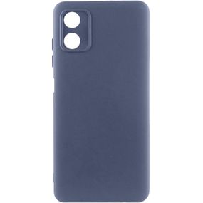 Чохол TPU GETMAN Liquid Silk Full Camera для Motorola Moto G04 / E14 Синій / Midnight Blue