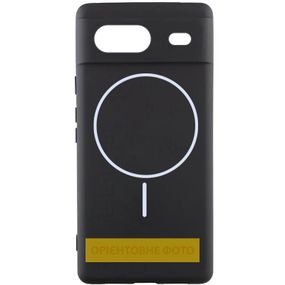 Чехол Silicone Cover Lakshmi Full Camera (AA) with MagFit для Google Pixel 9a Черный / Black