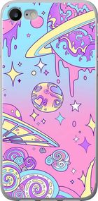 Чехол на iPhone 7 Розовая галактика "4146u-336-17620"