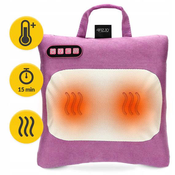 Подушка-масажер 4FIZJO Shiatsu Lite Violet (P-5905973404129) | Зображення 7