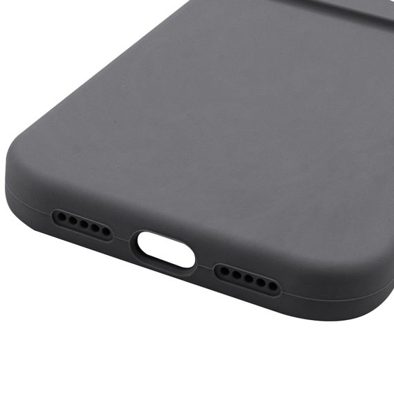 Чохол Silk Full Camera Protective (AA) NO LOGO для Apple iPhone 17 Pro / 18 Pro (6.3") Сірий / Dark Gray | Зображення 4