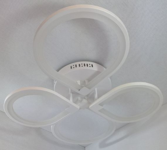 Люстра світлодіодна стельова LED світильник для квартири на стелю лед 25150 Білий 13х57х73 см. | Зображення 4