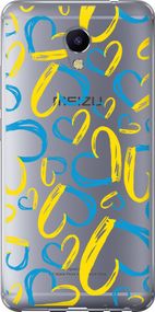 Чехол на Meizu M5 Note Сердца UA "5292u-447-17620"