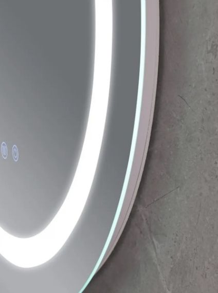 Дзеркало Mixxus Plain MC02-60 (годинник, LED-підсвічування, антизапотівання) (MI6012) | Зображення 5