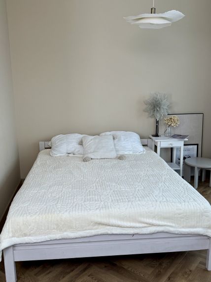 Плед на эко-овчине Dushka Home 21529 200х230 см бежевый | Зображення 2