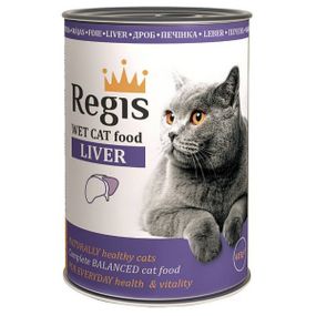Regis Вологий корм для  котів з печінкою, 415г