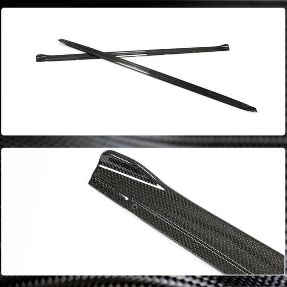 Боковые Пороги (для S3 SD, Карбон) для Ауди A3 2020- гг | Зображення 2