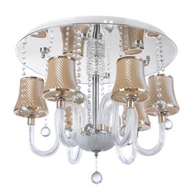 Люстра потолочная с подсветкой LED E14 40W AMB (BCL-496S/6)