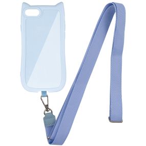 Чохол TPU GETMAN Cat with straps для Apple iPhone 7 / 8 / SE (2020) (2022) (4.7") Blue