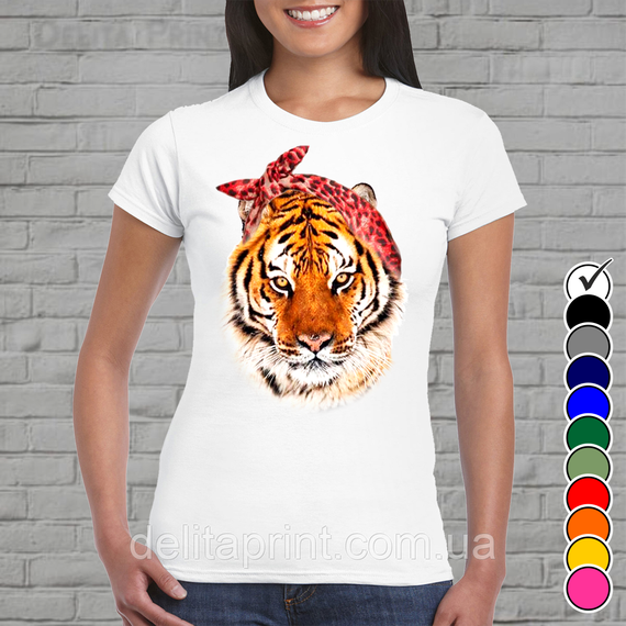 Футболки новорічні Фемілі Лук "Смугасті Тигри" Family Look парні | Зображення 4