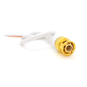 Разъем питания двужильный BNC-M=> кабель длиной 10см,White,OEM Q50